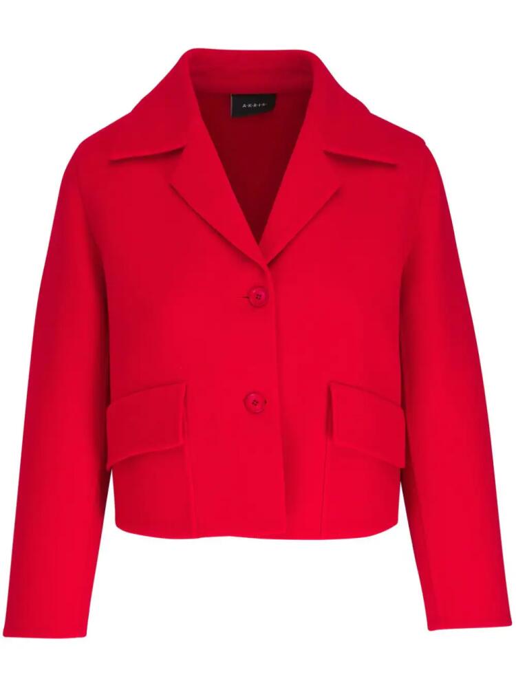 Akris Wes wool jacket - Red Cover