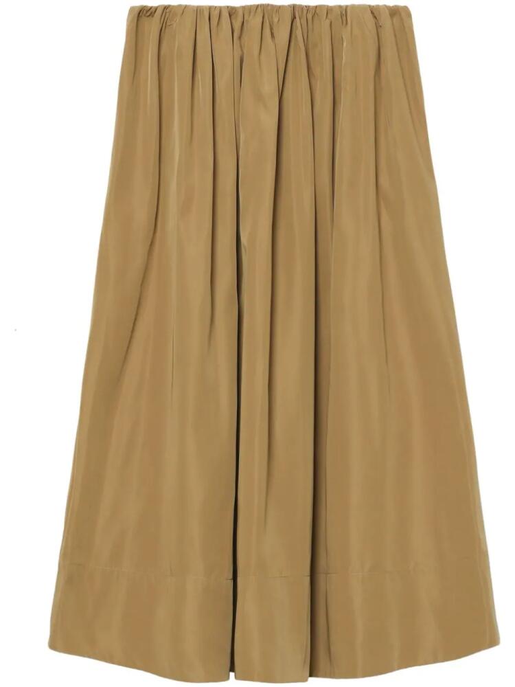 HERSKIND no-waistband flared skirt - Neutrals Cover