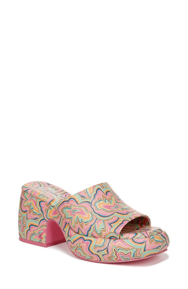 Circus NY by Sam Edelman Isla Platform Slide Sandal in Pink Sorbet Multi Cover