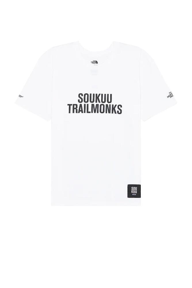 The North Face Soukuu Hike Technical Graphic Tee in White Cover