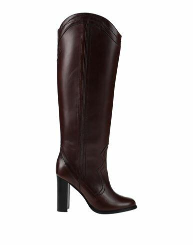 Dorothee Schumacher Woman Boot Dark brown Soft Leather Cover