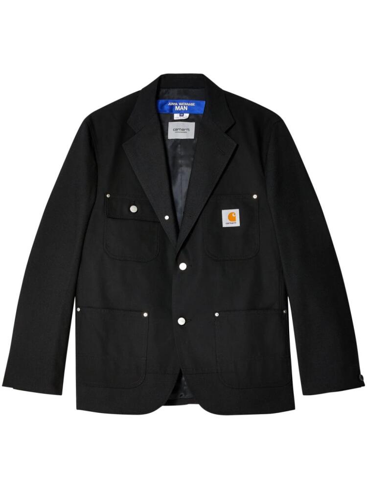 Junya Watanabe MAN single-breasted wool blazer - Black Cover