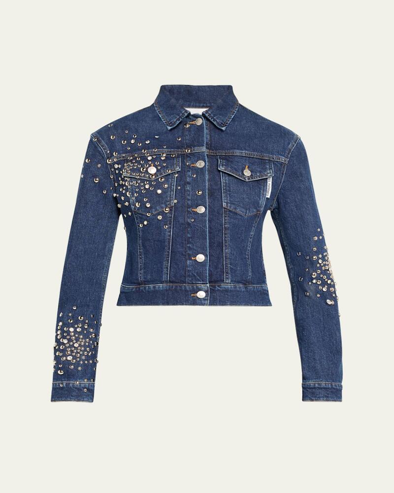 Des Phemmes Embellished Classic Denim Jacket Cover