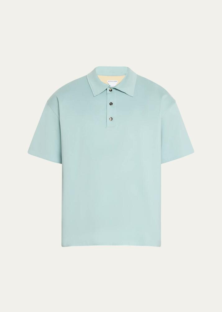 Bottega Veneta Men's Relaxed Cotton Polo Shirt Cover