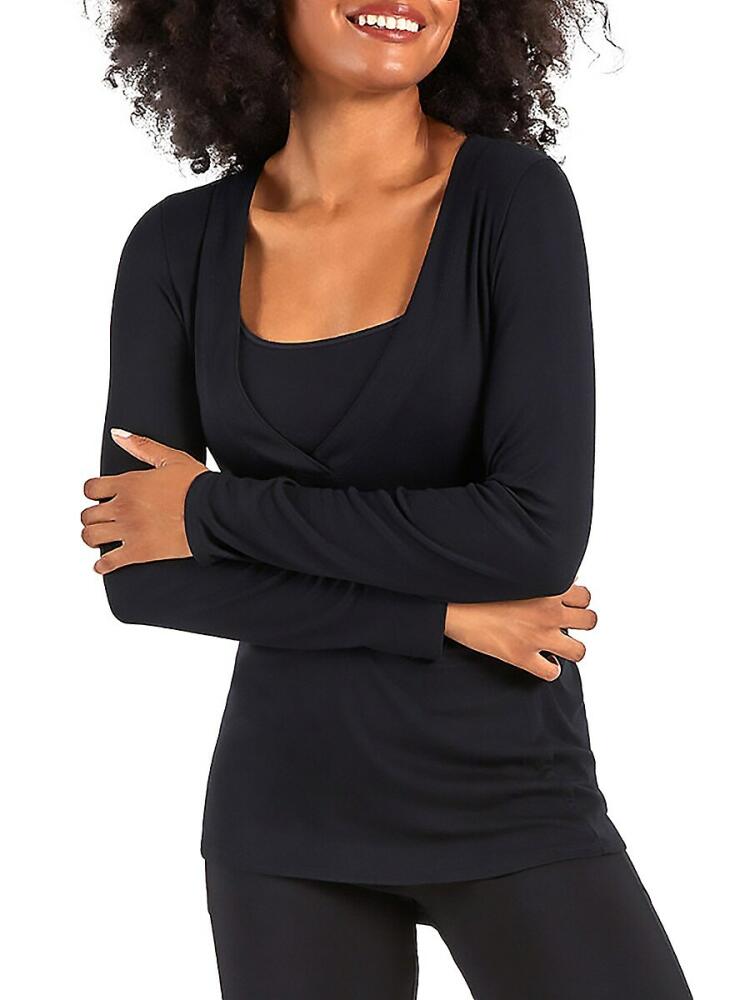 Capsule 121 Women's Adhara V Neck Top - Navy Cover