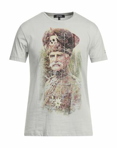 Trussardi Action Man T-shirt Light grey Cotton Cover