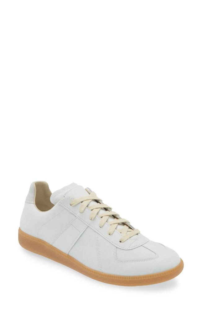 Maison Margiela Replica Low Top Sneaker in Silver Birch Cover