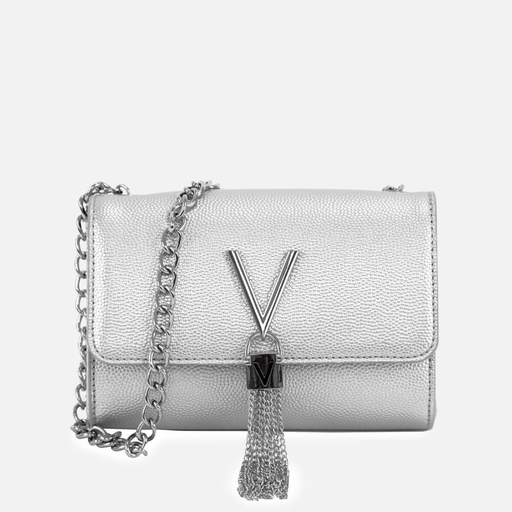 Valentino Women's Divina Small Shoulder Bag - Silver Cover