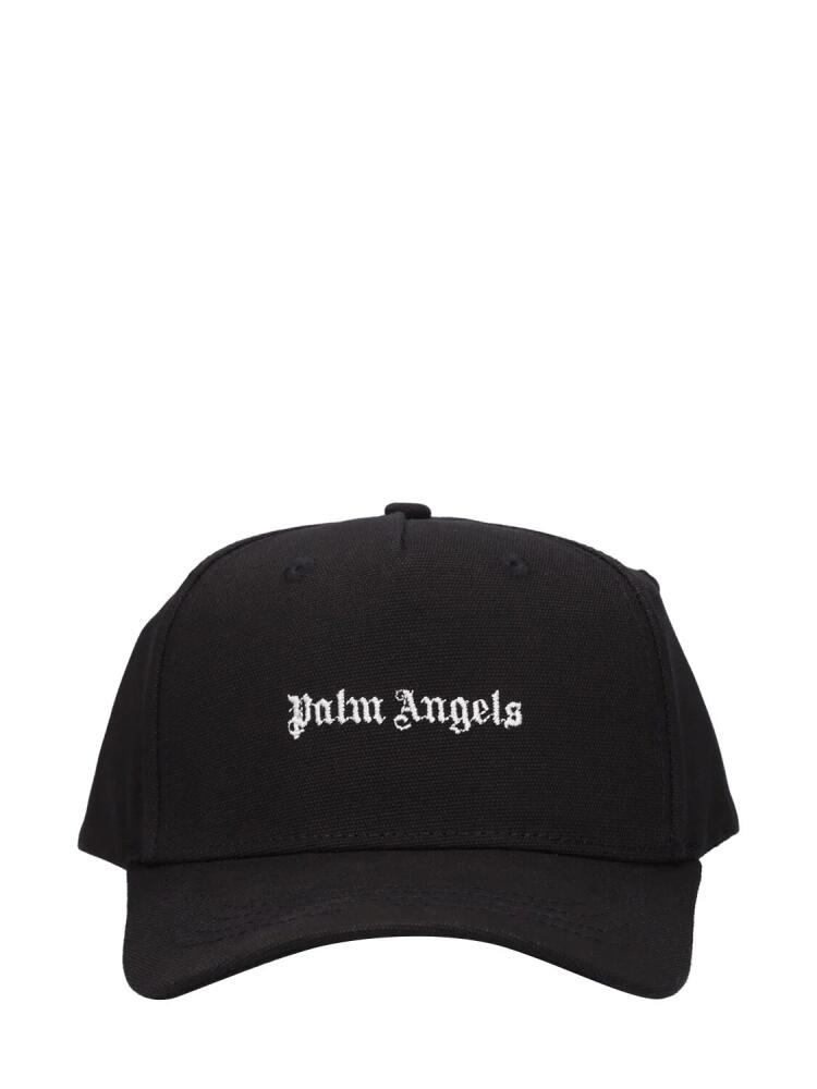 PALM ANGELS Classic Logo Cotton Baseball Cap Cover