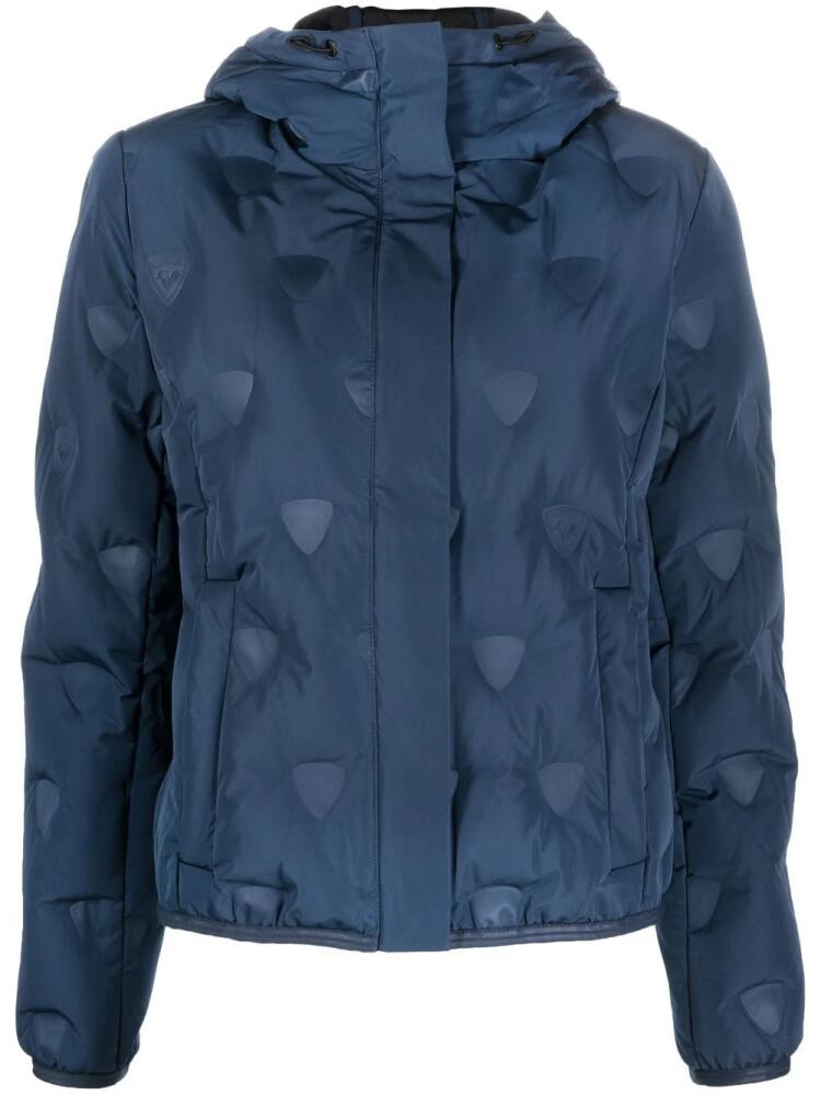 Rossignol hooded quilted jacket - Blue Cover