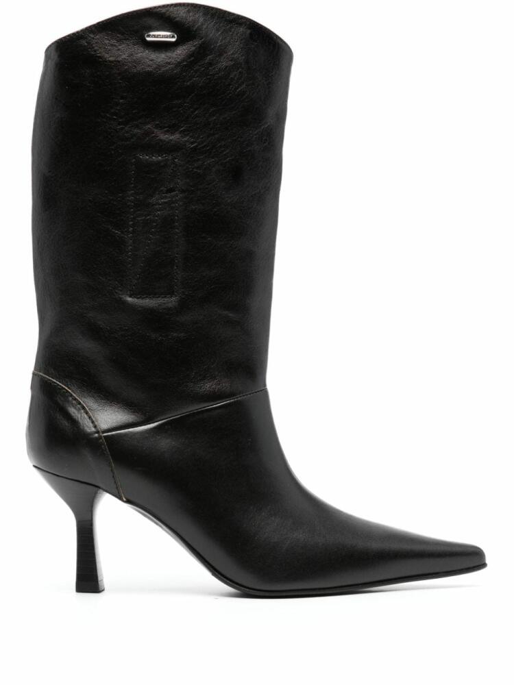 OUR LEGACY Envelope 100mm leather boots - Black Cover