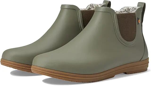 Bogs Sweetpea II Chelsea Plush (Dark Green) Women's Rain Boots Cover