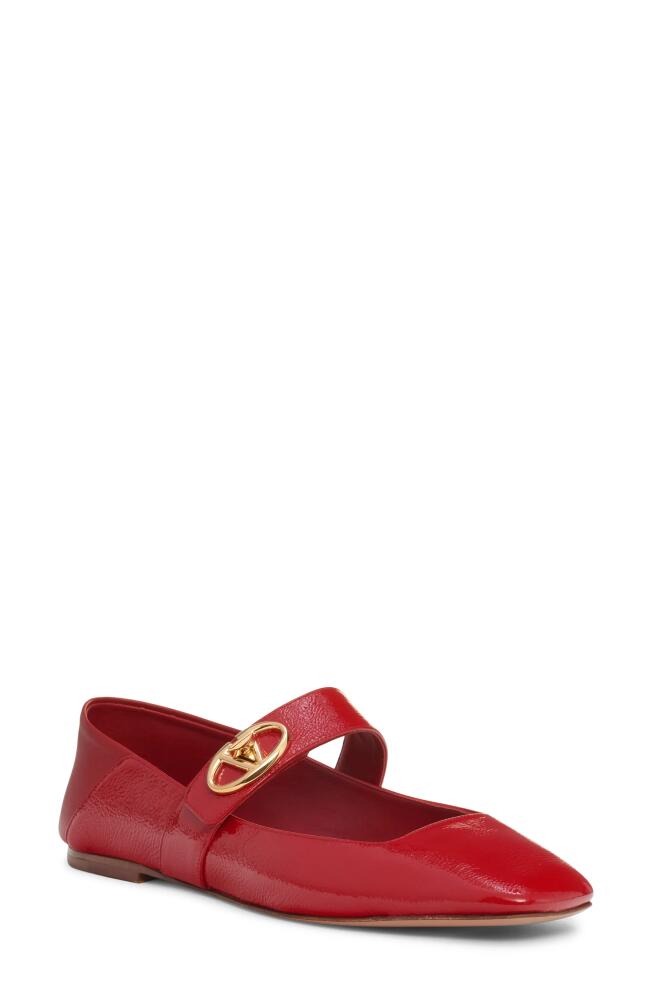 Valentino Garavani Locker VLOGO Mary Jane Flat in Rosso Cover