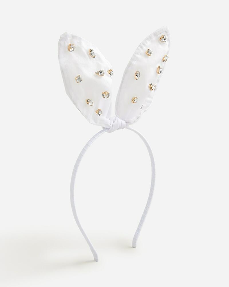 J.Crew Girls' crystal bunny-ear headband Cover