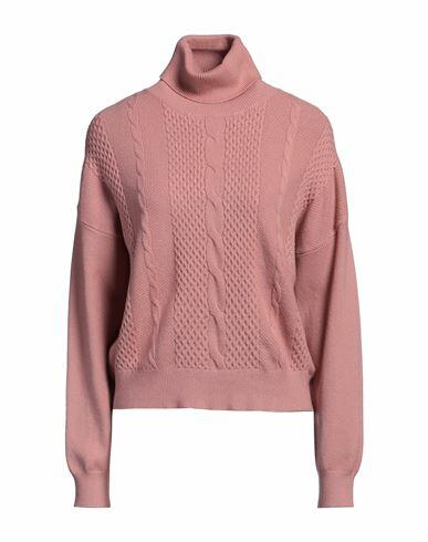 Take-two Woman Turtleneck Pink Viscose, Polyester, Nylon Cover