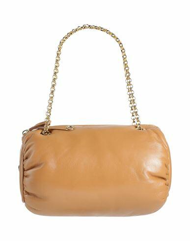 Marine Serre Woman Handbag Camel Lambskin Cover