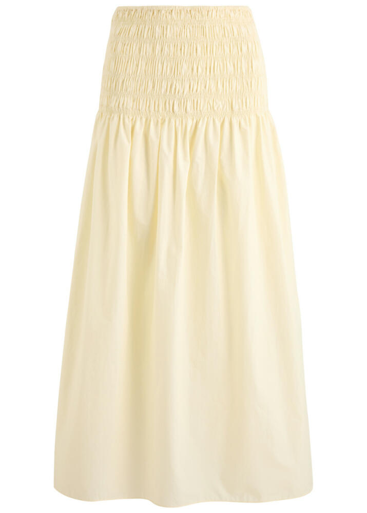 Faithfull The Brand Baia Cotton Maxi Skirt - Yellow Cover