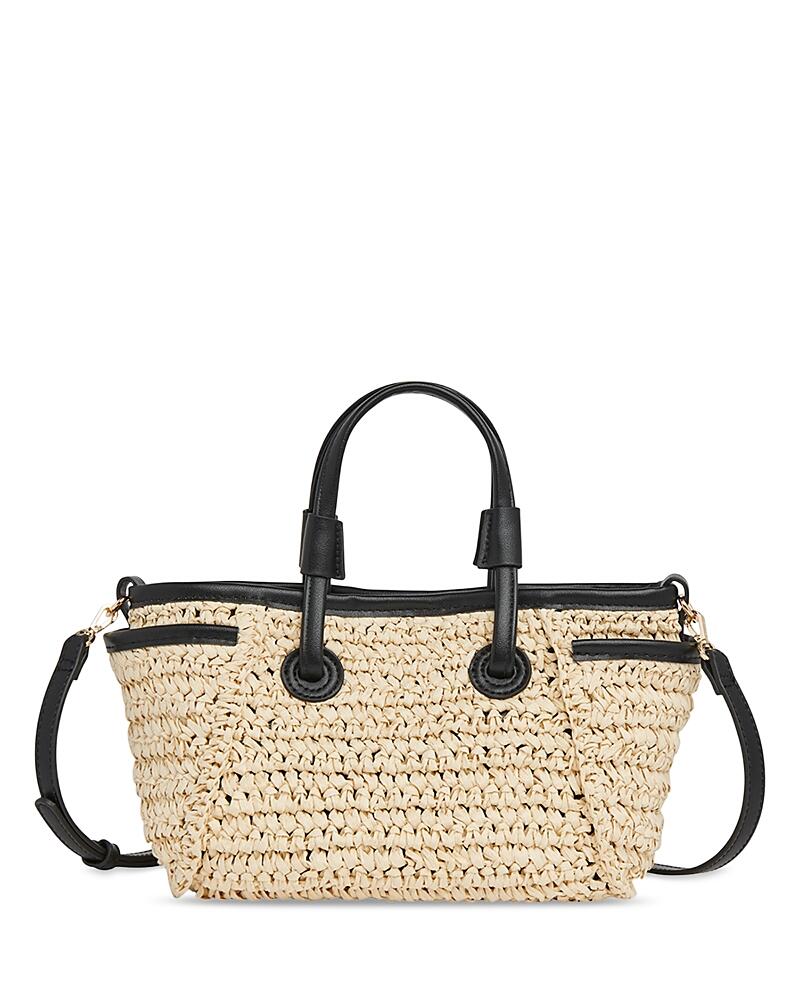 Whistles Aylin Mini Straw Popper Tote Cover