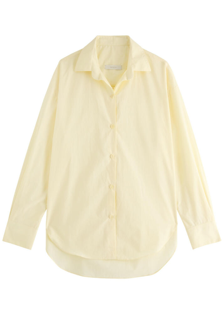 Faithfull The Brand Vieste Oversized Cotton Shirt - Yellow Cover