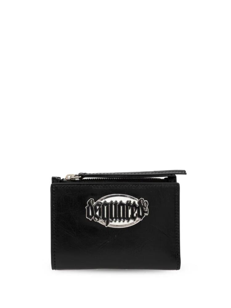 DSQUARED2 logo-plaque wallet - Black Cover