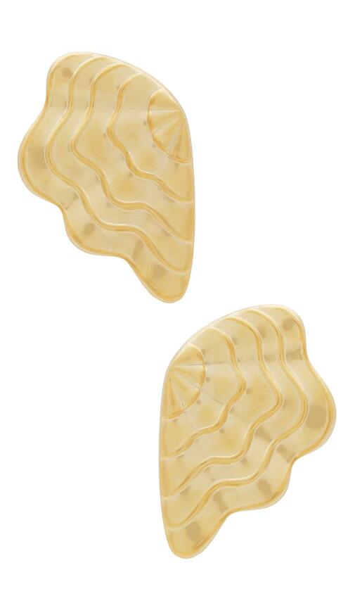 Elizabeth Cole Perly Earrings in Metallic Gold Cover