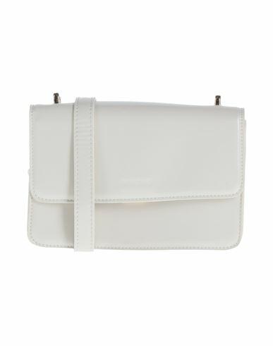 Mia Bag Woman Cross-body bag Off white Polyurethane Cover