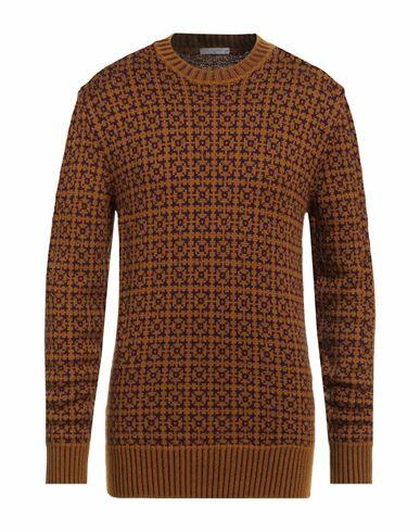 Circolo 1901 Man Sweater Ocher Virgin Wool Cover