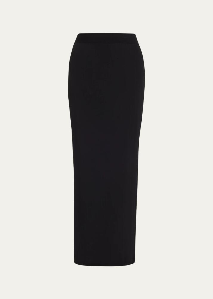 THE ROW Gabbo Long Stretch Viscose Skirt Cover