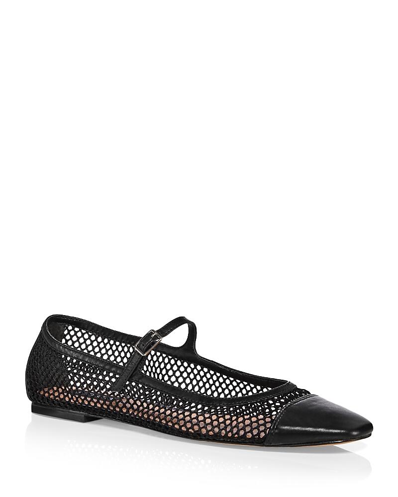 Aqua Women's Mesh Round Toe Ballet Flats - Exclusive Cover