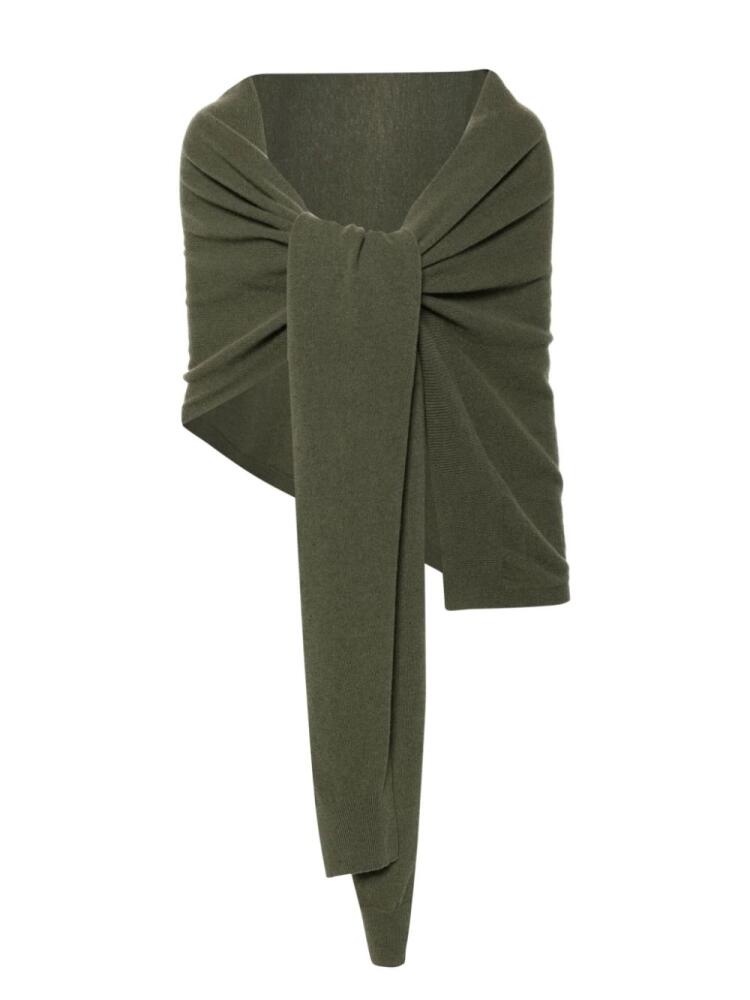 LEMAIRE wrap scarf - Green Cover