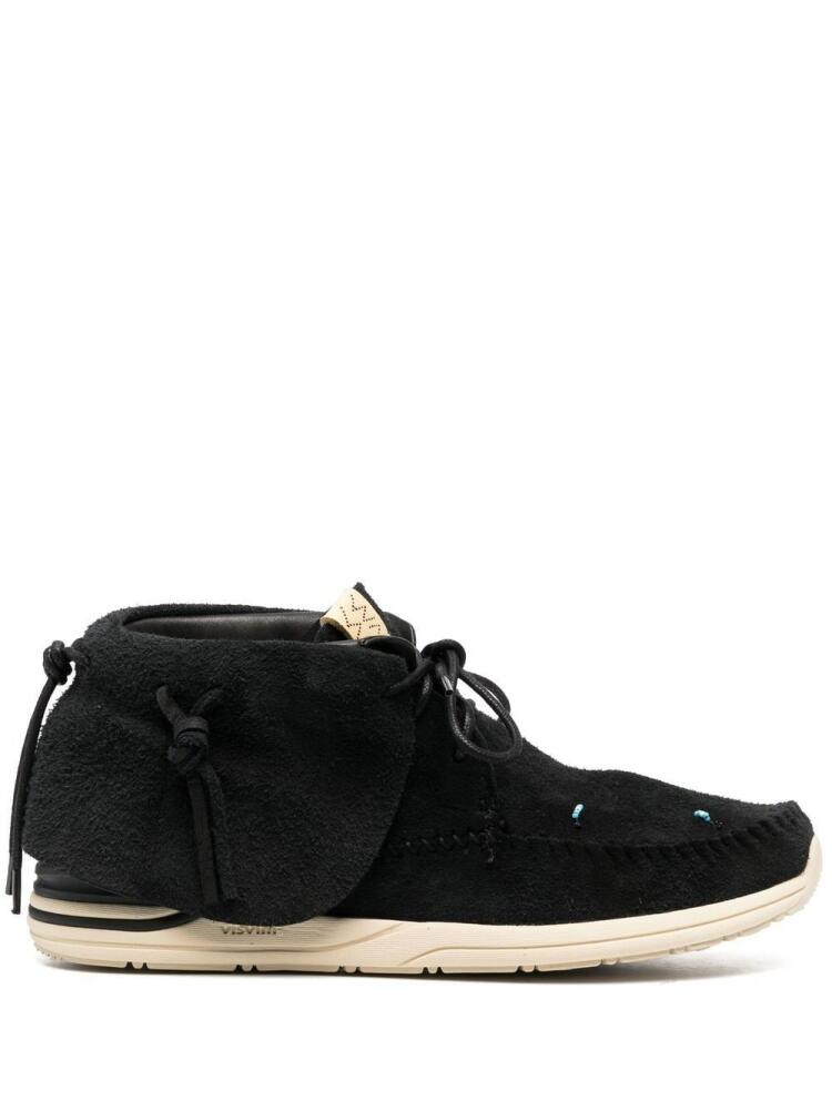 visvim Lhamo Folk suede sneakers - Black Cover