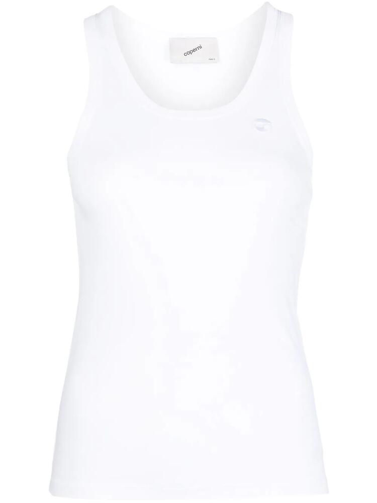 Coperni U-neck tank top - White Cover