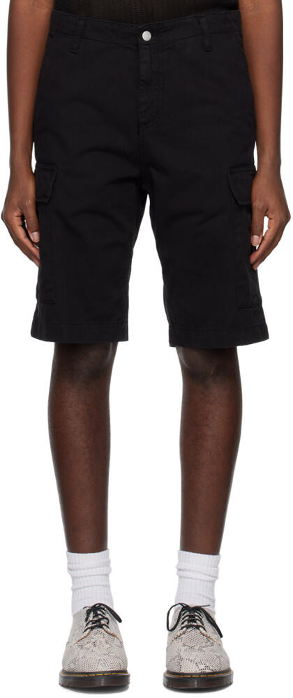 Carhartt Work In Progress Black Regular Shorts Cover