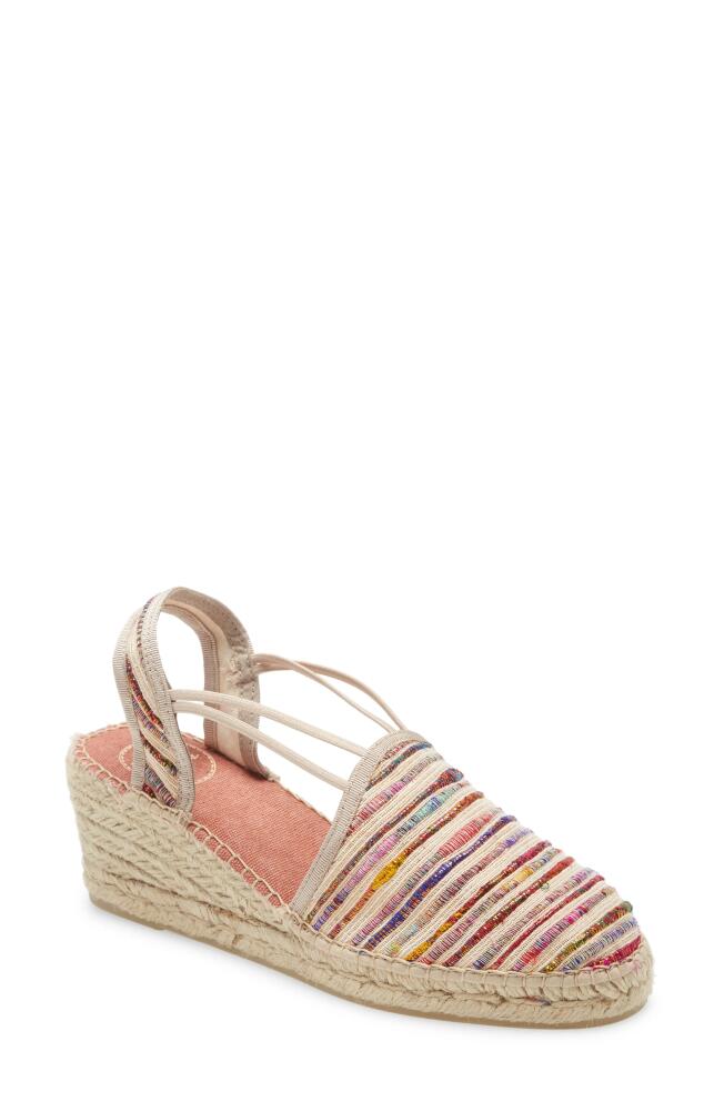 Toni Pons Tania Espadrille Wedge in Multi Fabric Cover