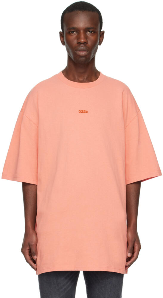 032c Orange Terra Oversized T-Shirt Cover