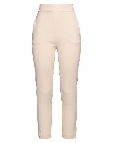 Katia Giannini Woman Pants Beige Viscose, Elastane Cover