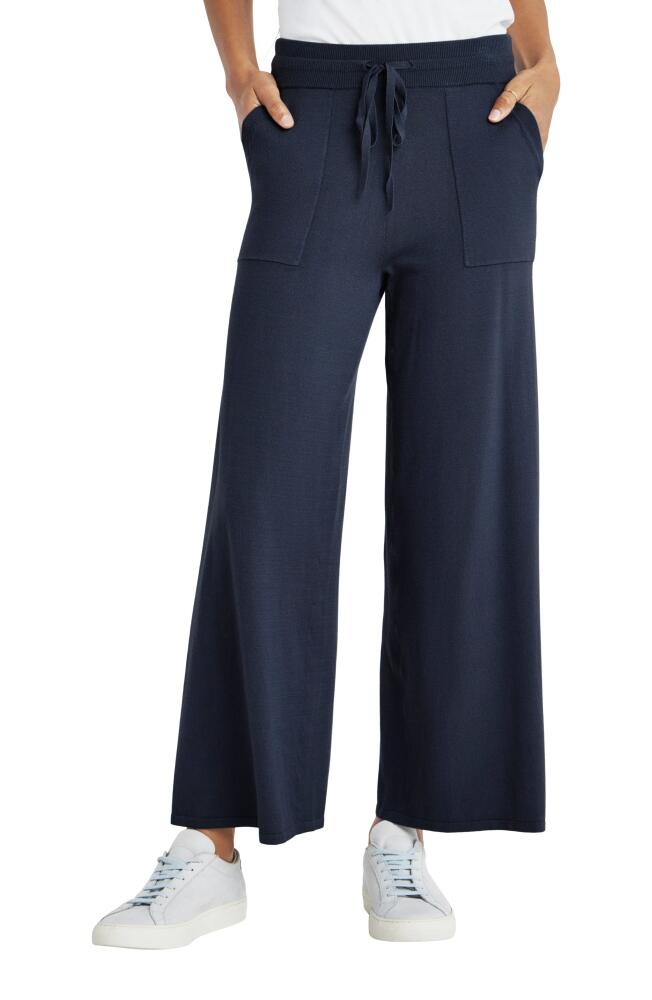 Splendid Veronica Wide Leg Sweater Pants in Navy Cover