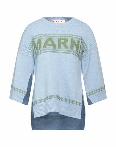 Marni Woman Sweater Sky blue Cotton Cover