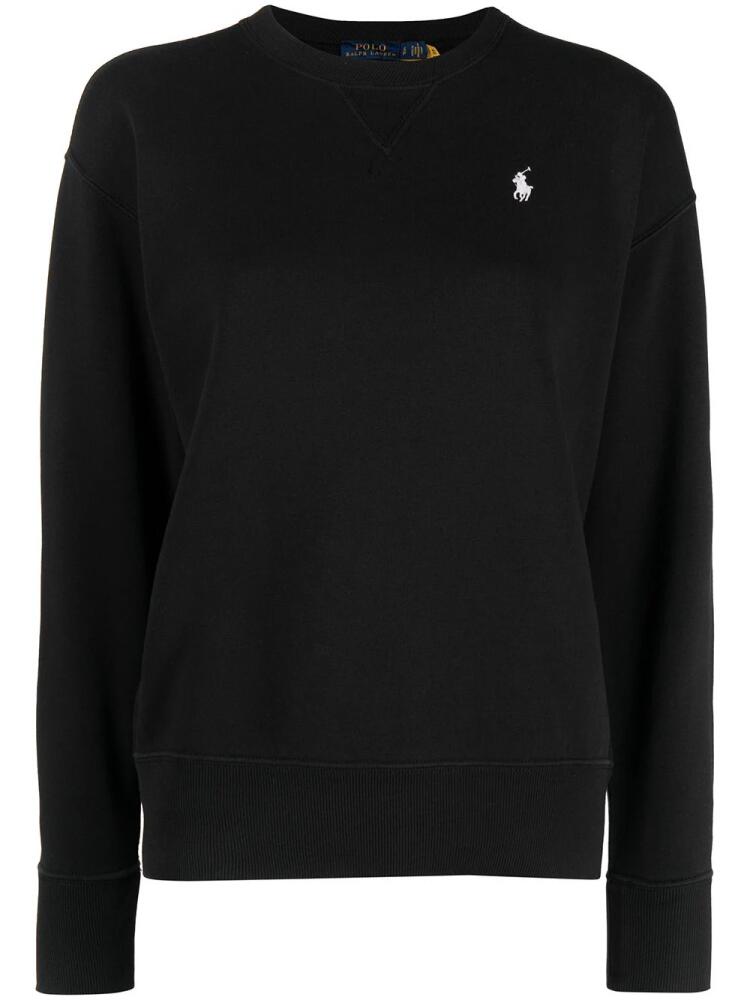 Polo Ralph Lauren logo-embroidered sweatshirt - Black Cover