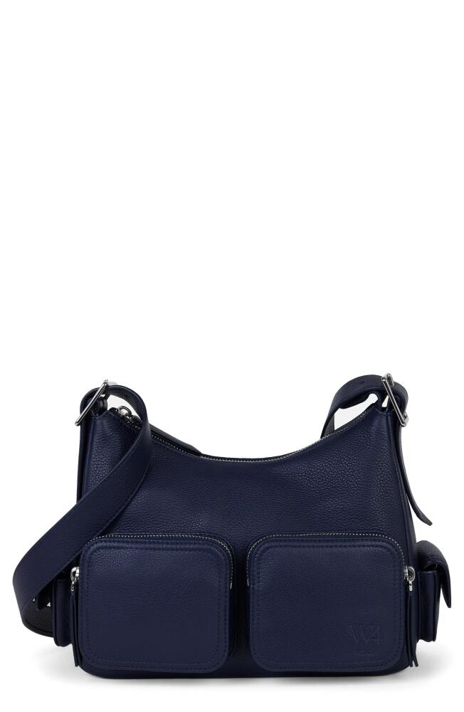 WE-AR4 The Cargo Leather Crossbody Bag in Navy Cover