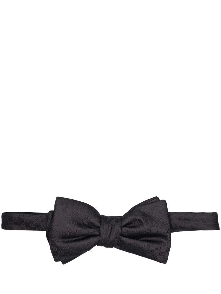 GUCCI Gg Silk Bow Tie Cover