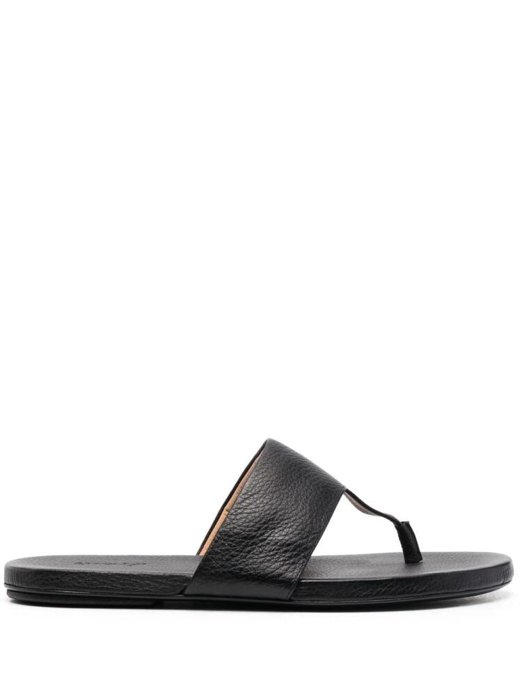 Marsèll calf leather flip-flops - Black Cover