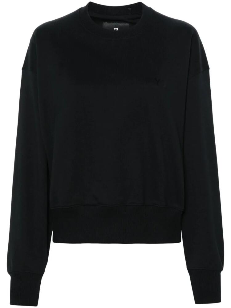 Y-3 logo-print sweatshirt - Black Cover