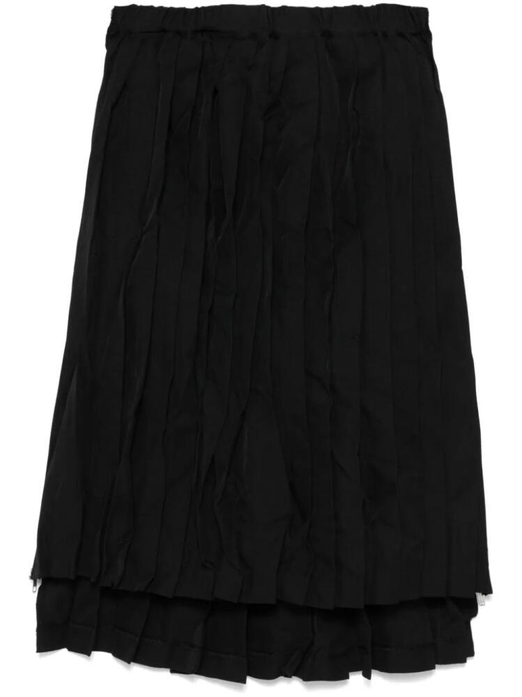 Black Comme Des Garçons pleated skirt Cover