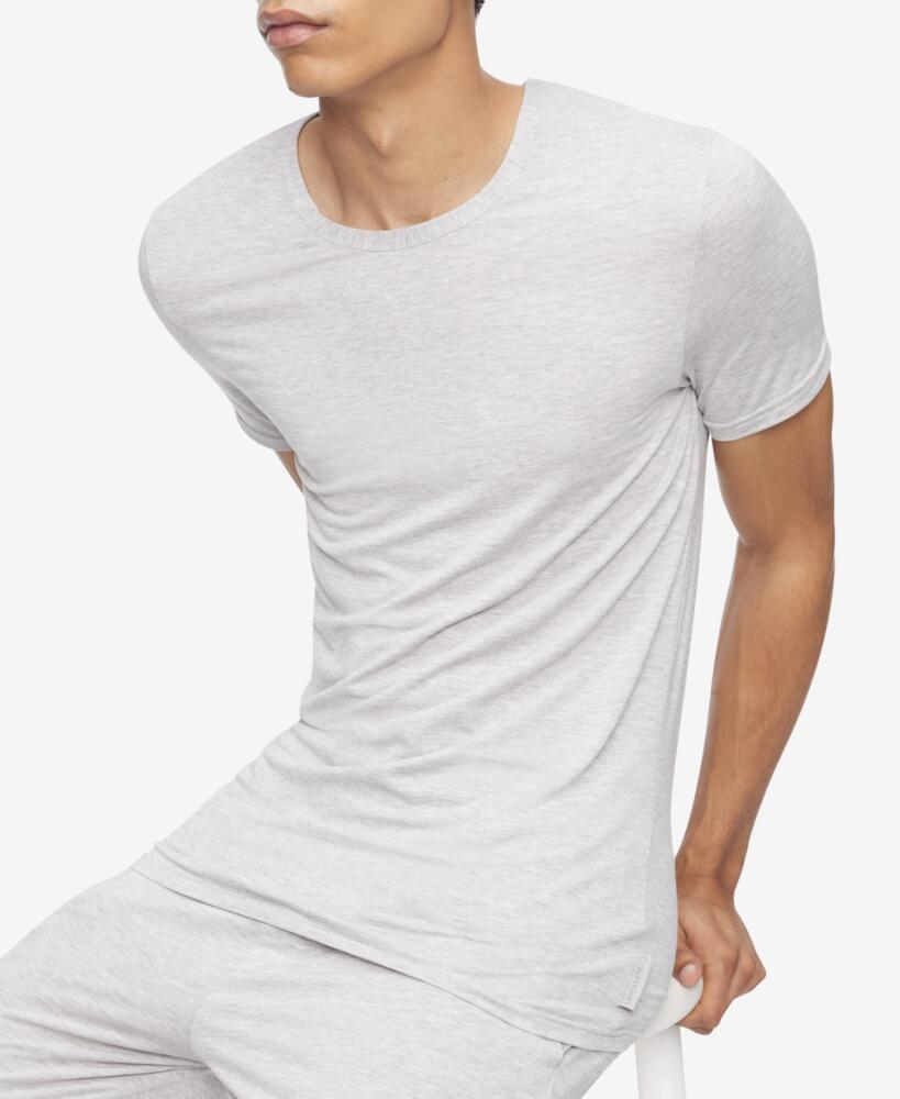 Calvin Klein Men's Ultra Soft Modern Modal Crewneck Lounge T-Shirt - Grey Heather Cover