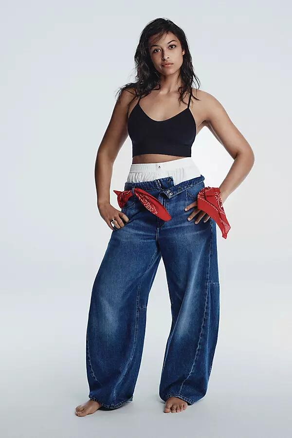 The Georgia Full-Length High-Rise Barrel Jeans by Pilcro Cover