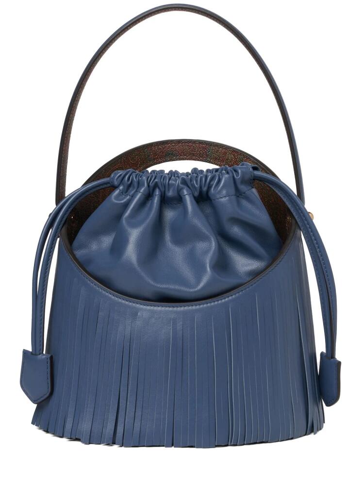 ETRO Medium Saturno Fringes Bucket Bag Cover