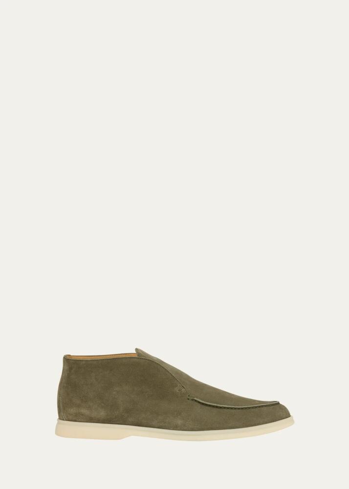 Loro Piana Men's Open Walk Suede Chukka Boots Cover