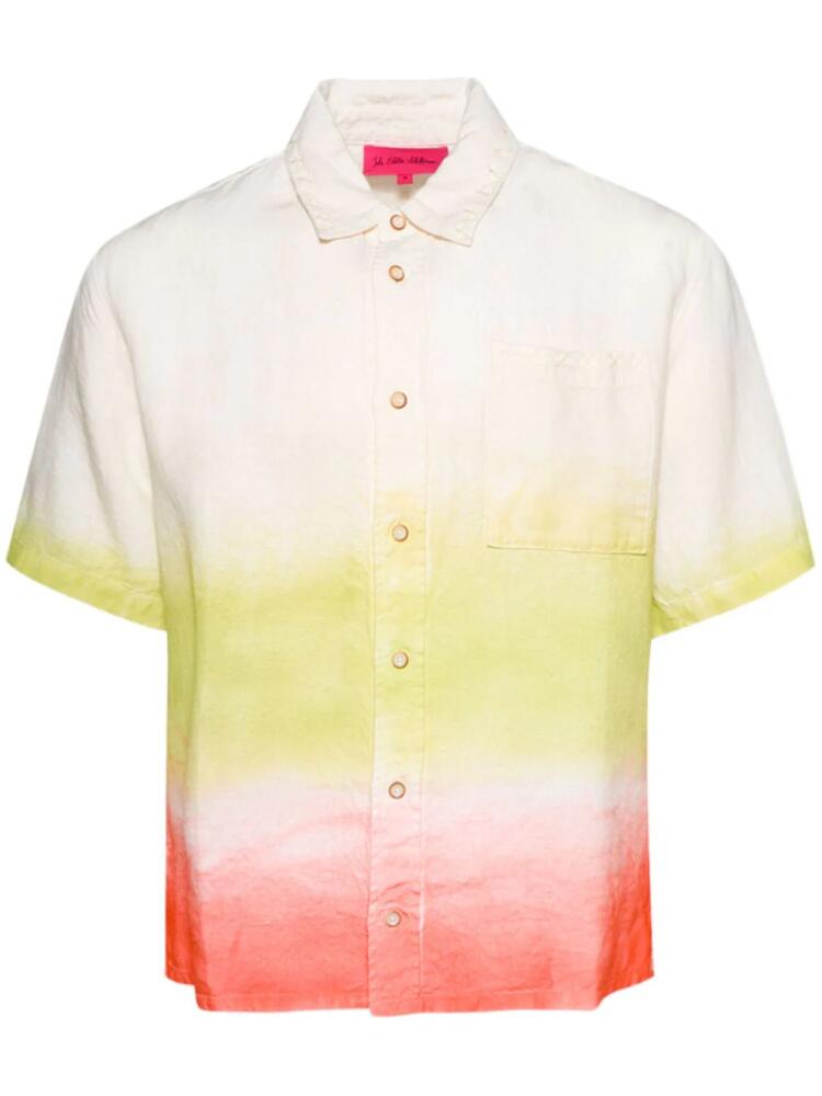 The Elder Statesman Sulfur gradient shirt - White Cover