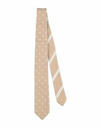 Franco Bassi Man Ties & bow ties Beige Cotton, Silk Cover